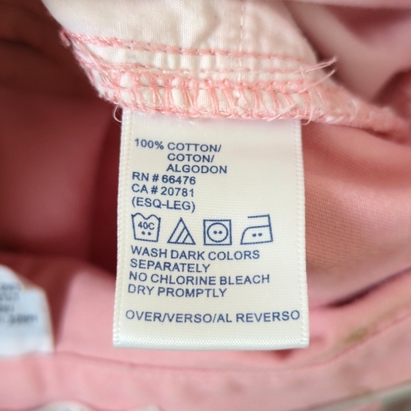 Tommy Hilfiger Y2K Vintage Classic Twill Cotton High Waisted Shorts Pink 12 - Picture 5 of 15